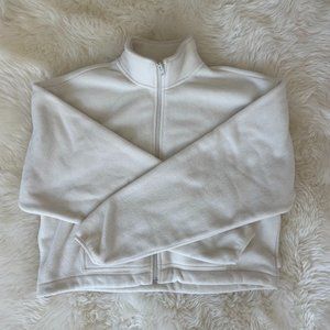 TNA Polar Zip-Up, Whisper White, Size Small